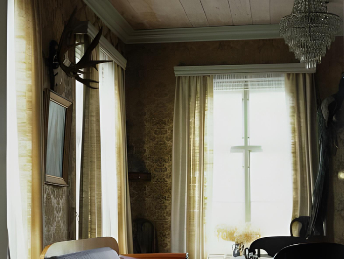 Bedroom, Sikfors Herrgard, Hällefors