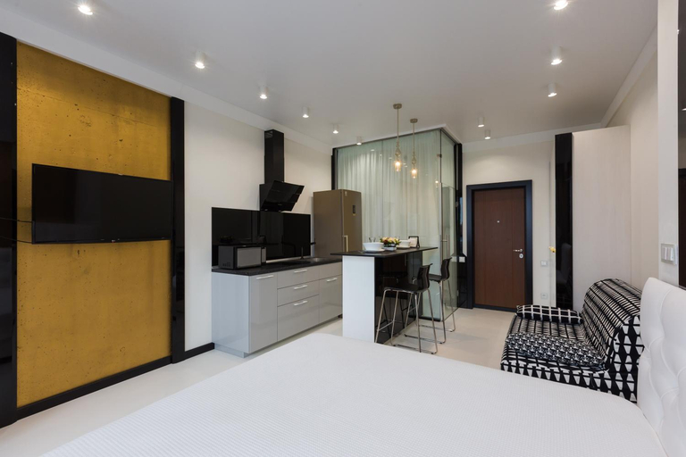 Bedroom 2, Апартаменты Азбука на Верхнеторговая 4 с террасои, Ufimskiy rayon
