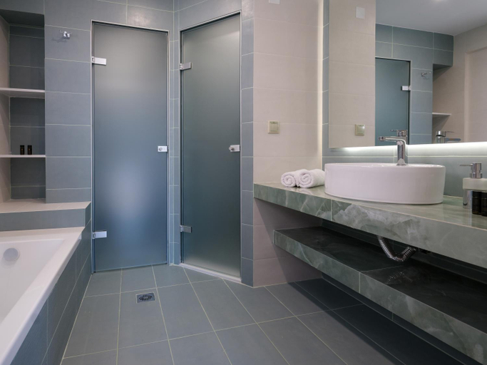 Bathroom 3, POSEIDON Villas Agia Pelagia-Private swimming pool and sea view, Crete