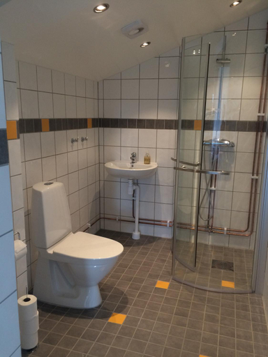 Bathroom, Flyingehus Gardshotell, Lund
