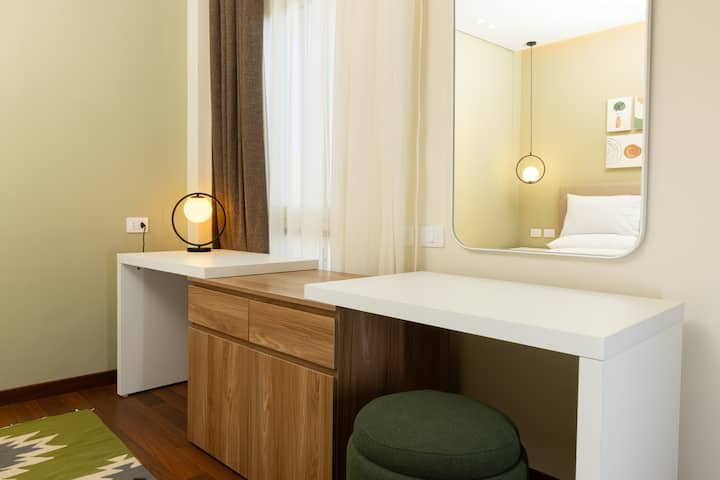 Bedroom 2, Meraviglia at Stone Residence, New Cairo City