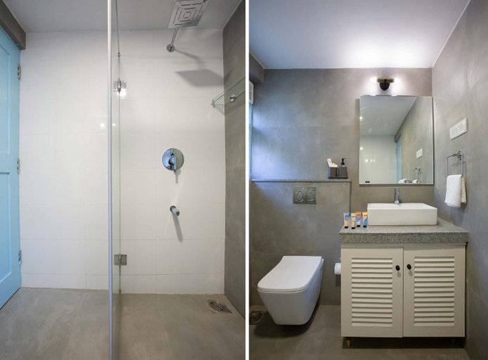 Bathroom 4, StayVista at Mediterranean Bliss with Sky Deck, North Goa