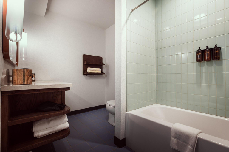 Bathroom 5, The Ozarker Lodge, Taney