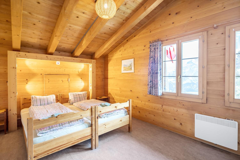 Bedroom 2, Berghaus Leiterli, Obersimmental