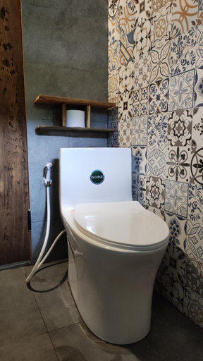 Bathroom, Little house in KhauPha , Mù Căng Trai