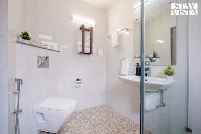 Bathroom 4, StayVista at Casa Chalora, North Goa