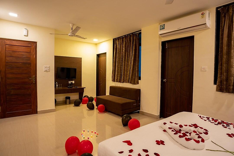 Bedroom 2, shalom indus residency, North Goa
