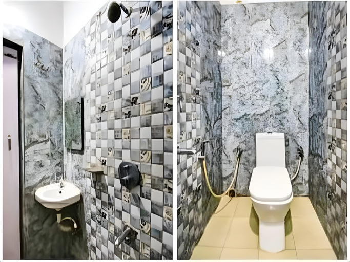 Bathroom, Green palace hotel, Khordha