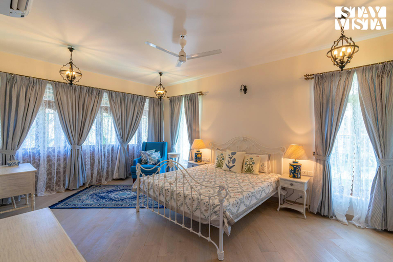Bedroom 3, StayVista at Kismet Villa, North Goa