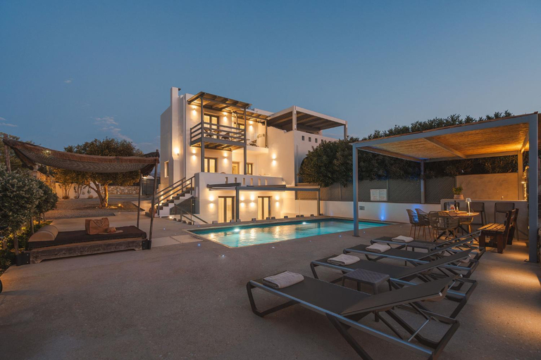 Sport & Beauty 2, Cedar Forest Alyko Oceanfront 4BR Villa with Private Heated Pool & Beach Access, South Aegean