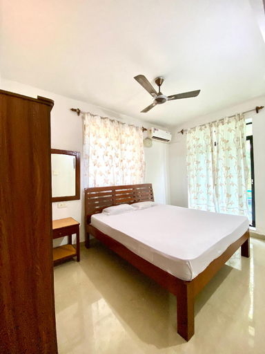 Bedroom, Apricot service apartments and hotel, South Goa