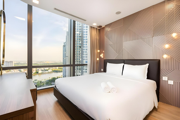Bedroom 1, Landmark Plus Luxury - Vinhome Central Park, Bình Thạnh
