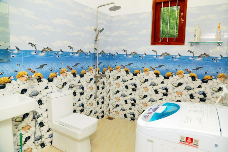 Bathroom, Nelum Riverside Villa, Habaraduwa