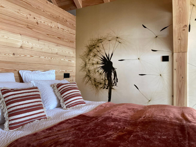 Bedroom 2, Les Chalets de Chanteloube "chalets insolites & spa", Hautes-Alpes