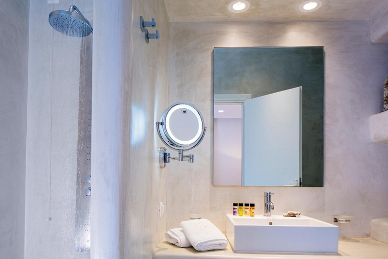 Bathroom 5, Poseidon of Paros Hotel & Spa, South Aegean