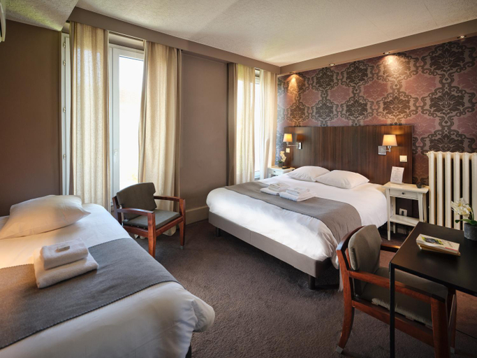 Bedroom, Hotel Les Negociants, Drôme