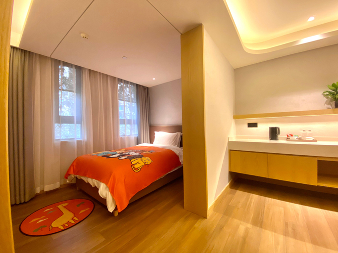 Bedroom 2, Madison Hotel Xianyang Zhuquan Road Wanda Plaza, Xianyang