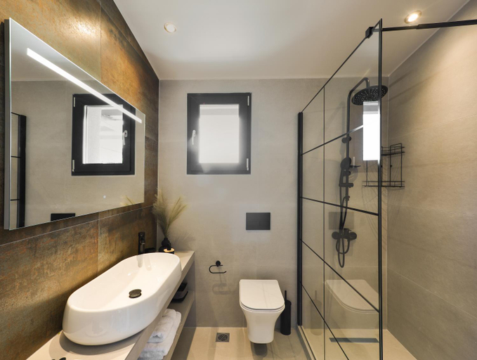 Bathroom 4, Olive All-Seasons Suites, Central Macedonia