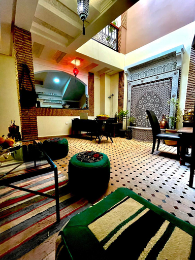 Public Area, Riad Les Miroirs, Marrakech