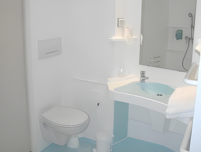 Bathroom 4, The Originals Access, Hotel Le Lutea, Cantal