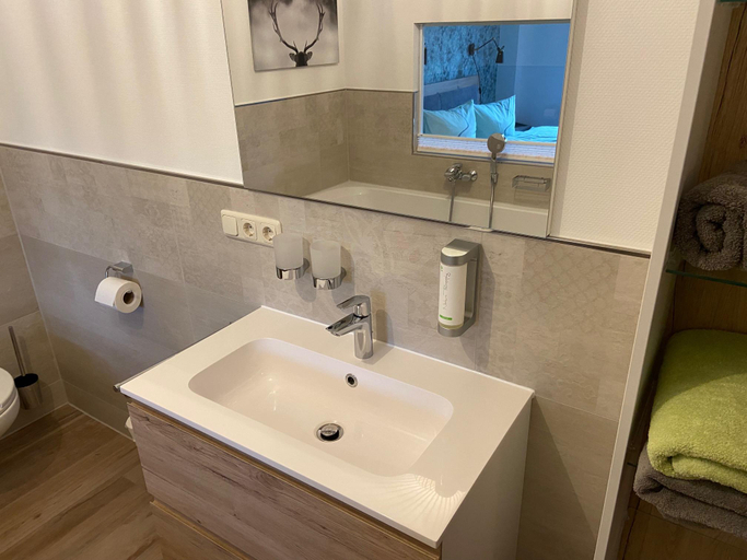Bathroom 3, Berggasthof & Hotel Neues Haus, Erzgebirgskreis