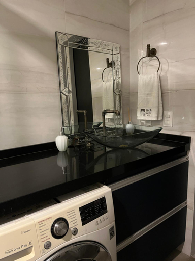 Bathroom, Iate Plaza Flat 613, Fortaleza