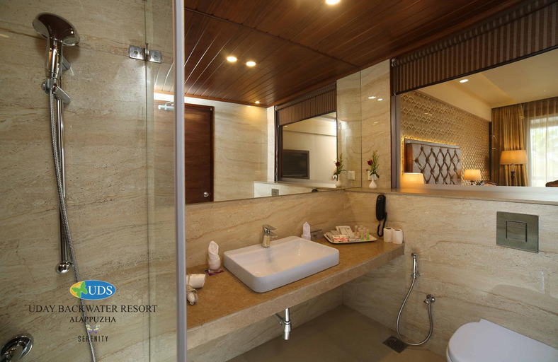 Bathroom 5, Uday Backwater Resort, Alappuzha