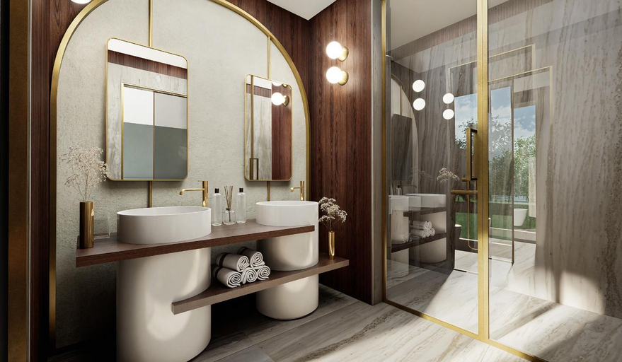 Bathroom 4, Grand Hotel Bristol, Verbano-Cusio-Ossola