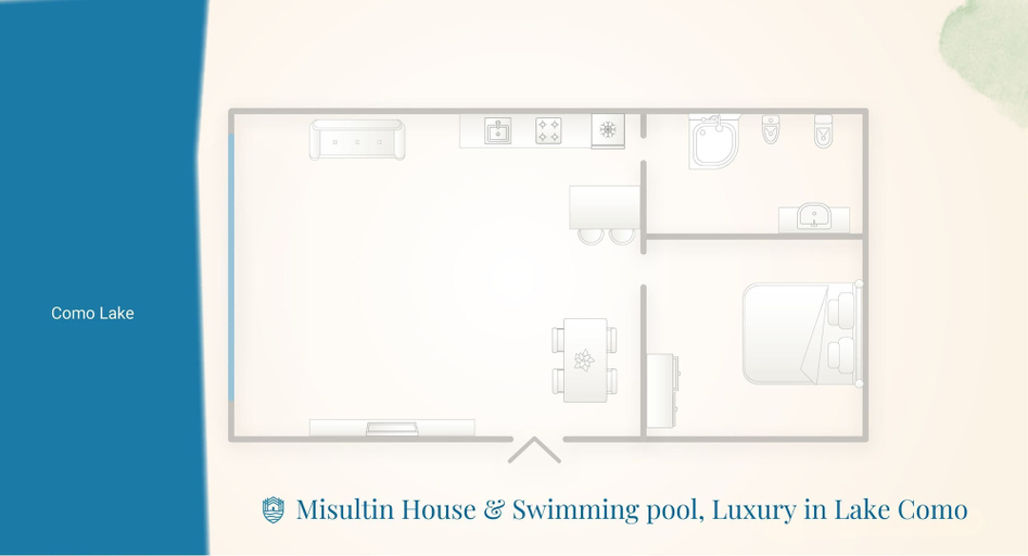 Room 4, Misultin House Swimming Pool, Como