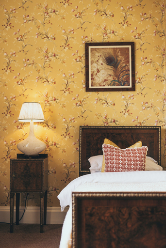 Bedroom 2, Rowton Castle Hotel, Shropshire