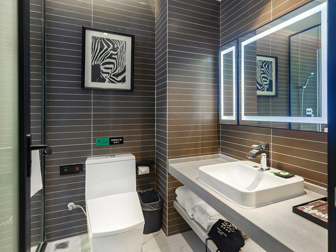 Bathroom 4, Xana Hotelle·Chengdu Jinke Shuangnan Station, Chengdu