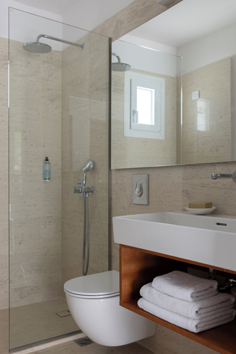 Bathroom 5, Mykonos Beach Hotel, South Aegean