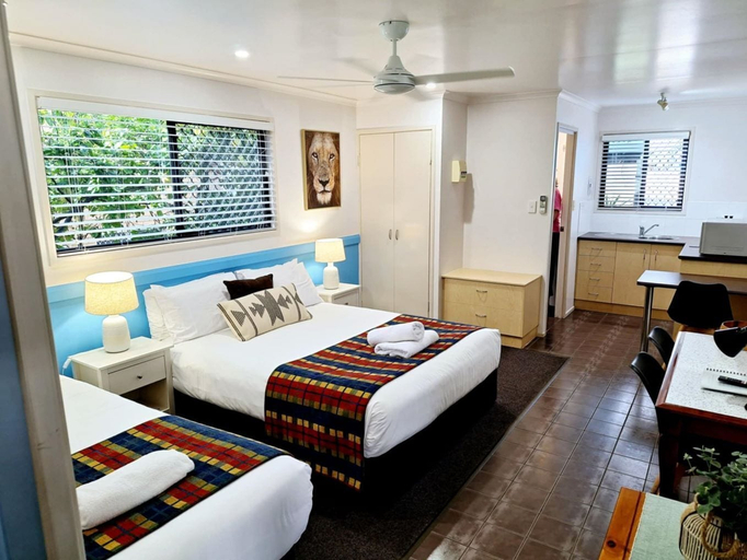 Bedroom 2, Central Studio Accommodation, Gladstone