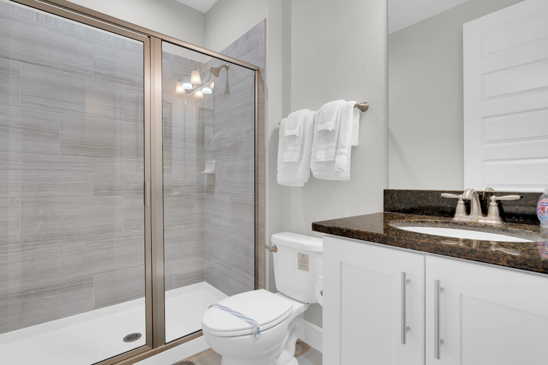 Bathroom 3, Villa With Private Pool - Home Gym & Theatre, Osceola