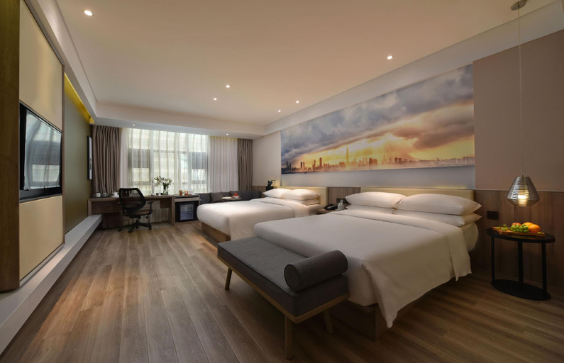 Bedroom 2, Qiuguo Hotel (Shenzhen Baoan Fanshen Road Branch), Shenzhen