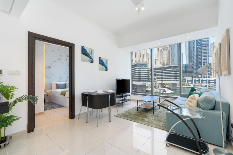Living area 5, Vacay Lettings Silverene Tower, Dubai
