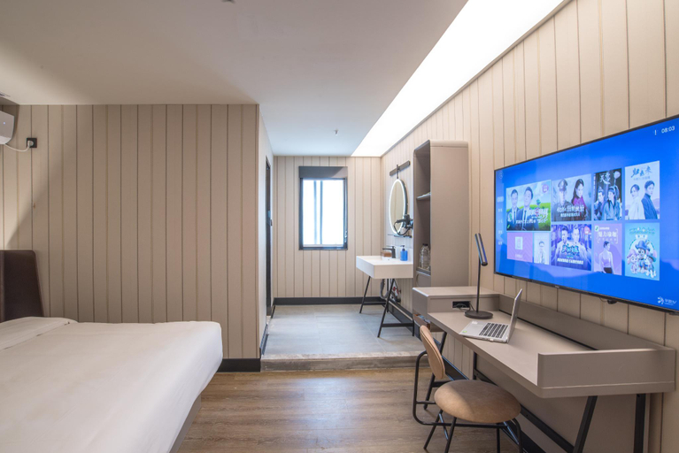 Bedroom 2, Hanting Hotel Shenzhen Luohu Port Mixc City, Shenzhen