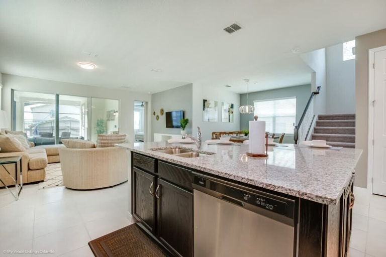 Private kitchen 5, House at Solara Resort by Carpediem, Osceola