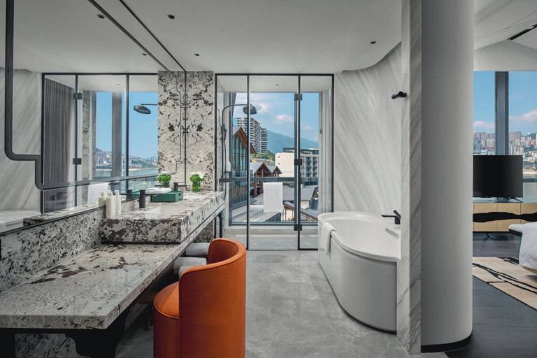 Bathroom 4, Hualuxe Chongqing Wushan by IHG, Chongqing