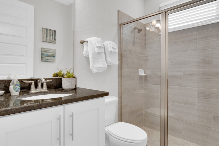 Bathroom 4, Villa With Private Pool - Home Gym & Theatre, Osceola