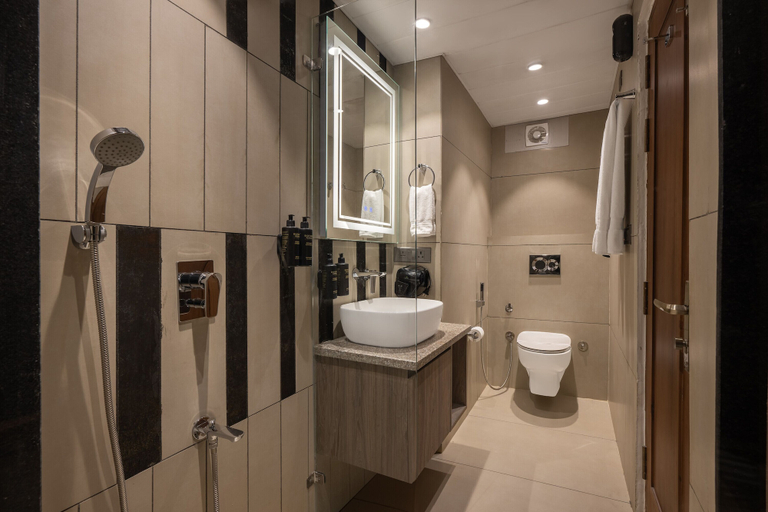 Bathroom 4, Echor Noah Villa Tirthan Valley, Kullu
