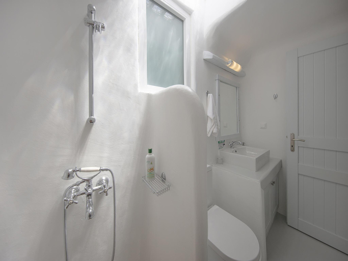 Bathroom 4, Villa in Mykonos with Sea View and Pool, South Aegean