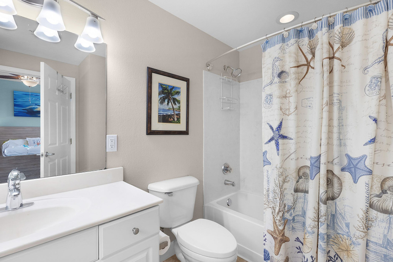Bathroom 4, Sea Turtle Retreat! 3BR Beachfront Condo With Stunning Gulf Views Sleeps 8, Bay