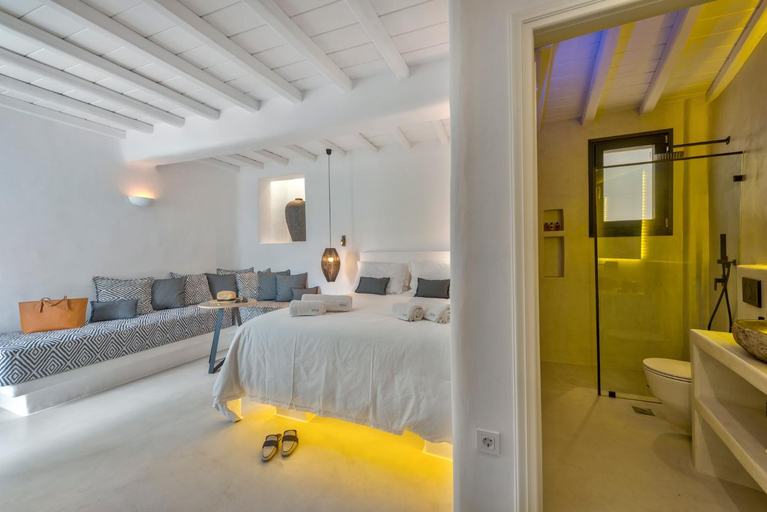Bedroom 3, Mykonian Mews Luxury Suites, South Aegean