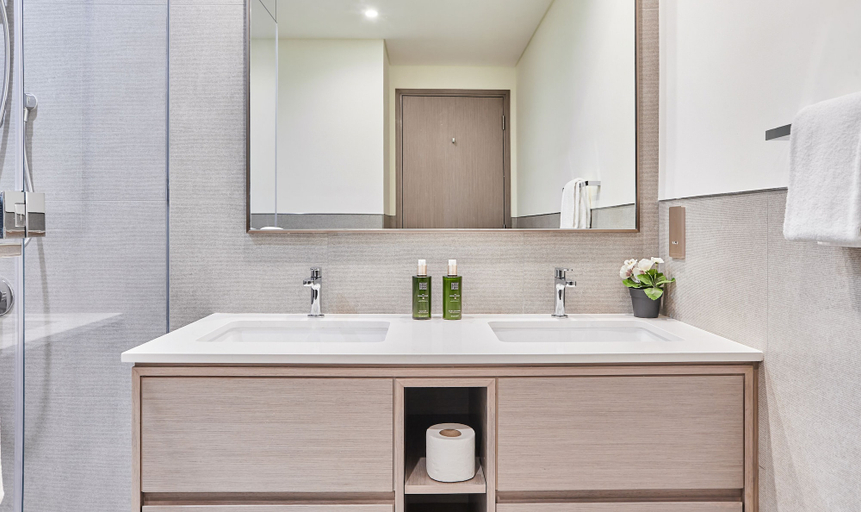 Bathroom 5, bnbme - Grande Residences - 2 BDR, Dubai