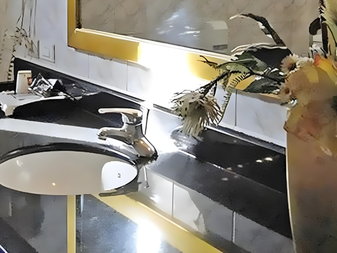 Bathroom 4, Beveriy Garden Motel, Chiayi City