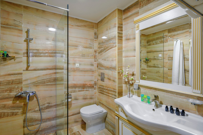 Bathroom 5, EONA BEACH RESORT by Greek Pride, Central Macedonia