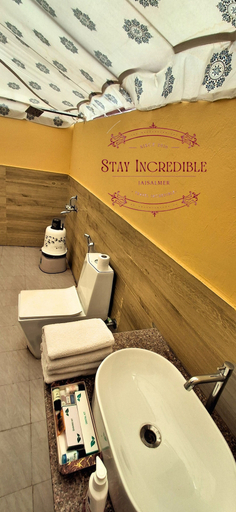 Bathroom 4, Stay Incredible Camp, Jaisalmer