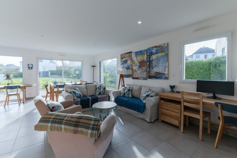 Living area 5, Holiday Home in Saint-pabu Near Beniguet Beach, Finistère