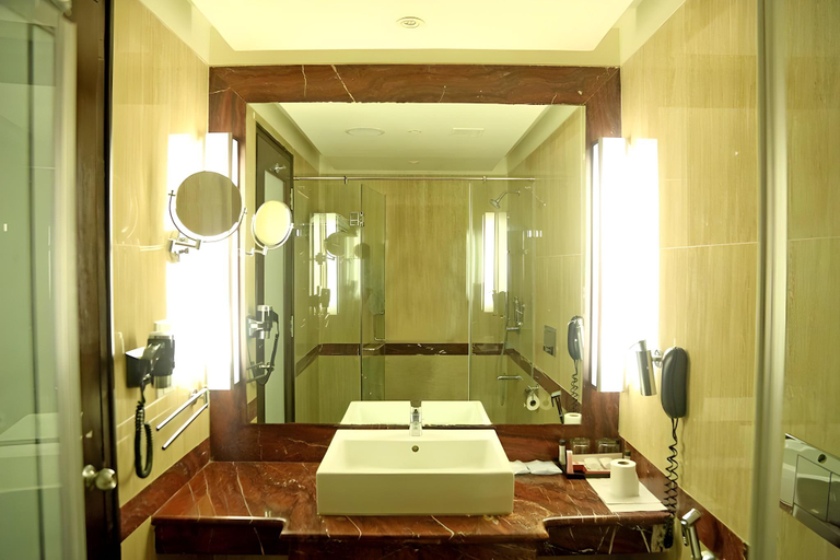 Bathroom 4, Anandha Inn Convention Centre and Suites, Viluppuram